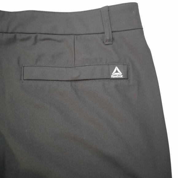 Reebok Men's Size 34/32 Zipper & Button Closure Black Pants - Picture 8 of 11